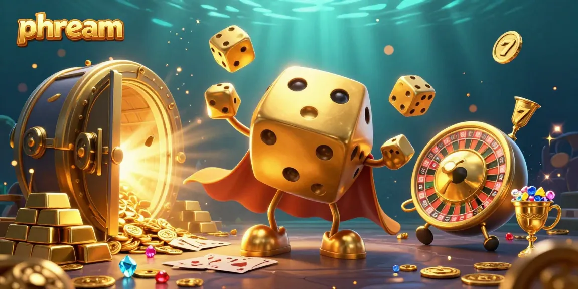 Experience thrilling gaming adventures with phdream's vibrant casino scene full of treasures and exciting games.