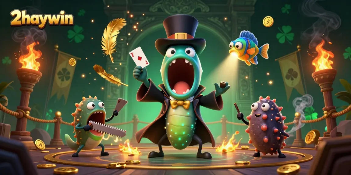 Experience thrilling gameplay with 2haywin's dynamic gaming elements and characters in this vibrant illustration.