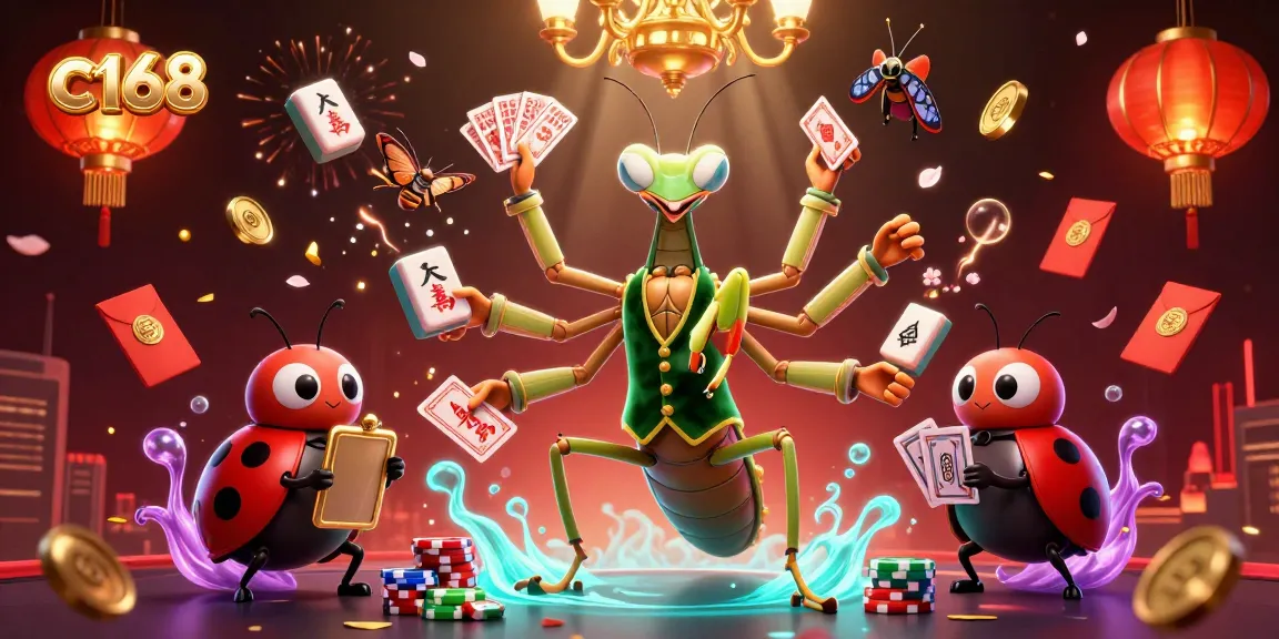 Experience thrilling gaming action at c168 with vibrant characters and dynamic casino elements.