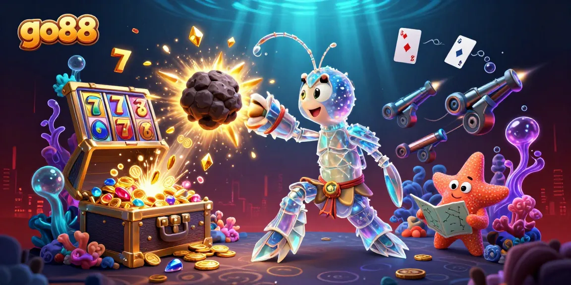 Winning big at go88 with vibrant slot reels and dynamic underwater elements