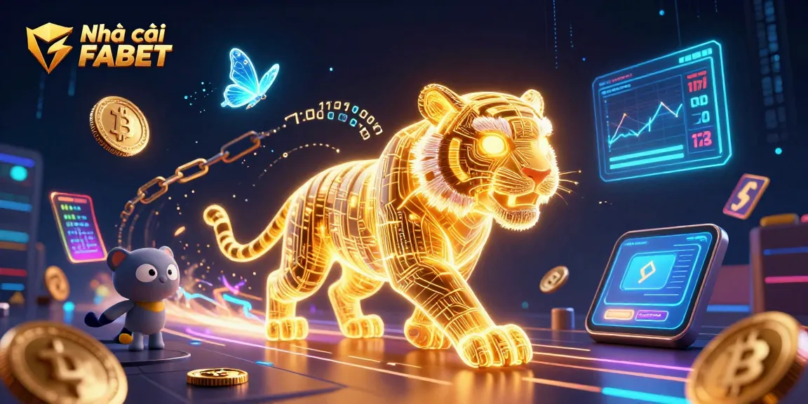 Experience Nhà cái FABET with dynamic 3D characters in a vibrant digital casino environment.